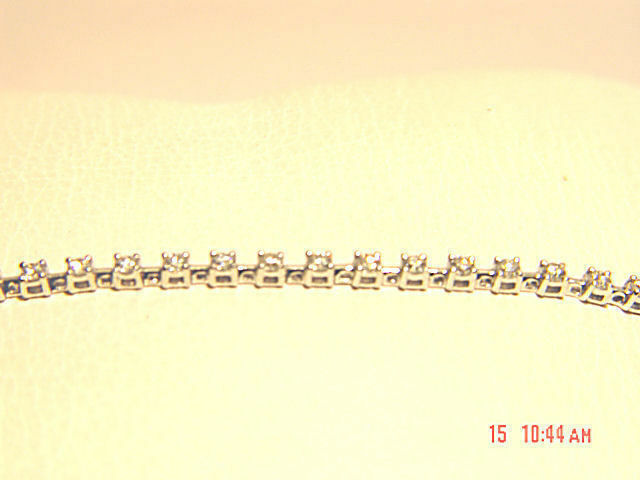 DIAMOND ROUND BRILLIANT SHAPE BRACELET DIAMOND TENNIS BRACELET