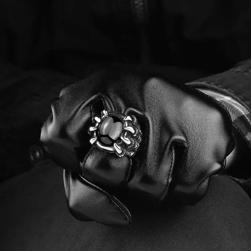 Fashion Domineering with Ruby Ring for Men'S Personality Retro Chinese Dragon Cl