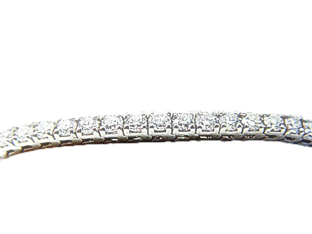 DIAMOND ROUND BRILLIANT SHAPE 4 PRONG SET DIAMOND TENNIS BRACELET
