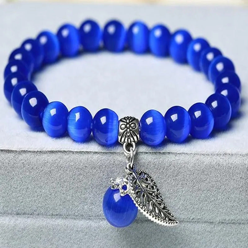 New Fashion Cat'S Eye Stone Women'S Bracelet National Style Buddha Bead Bracelet
