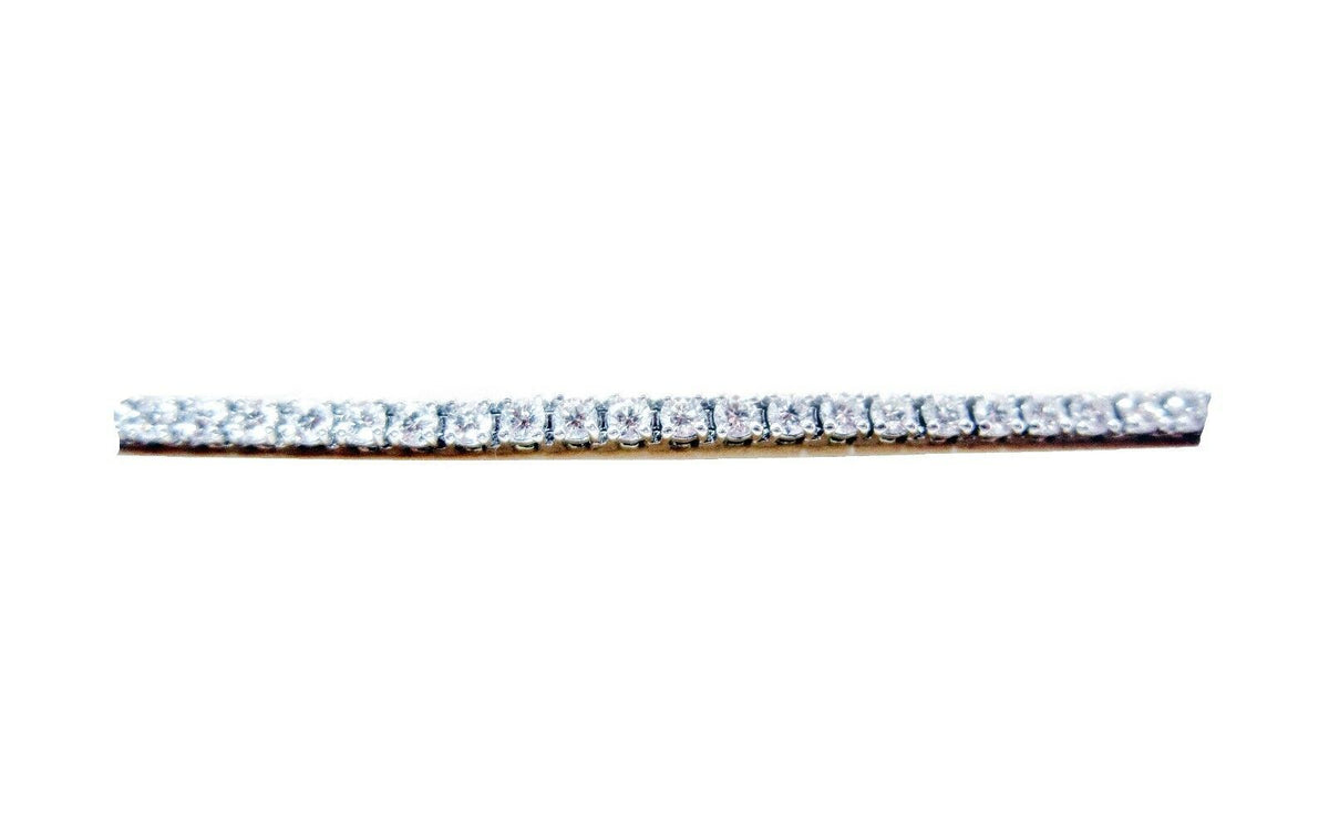 DIAMOND ROUND BRILLIANT 4 PRONG SET TENNIS DIAMOND BRACELET SET DIAMOND BRACELET