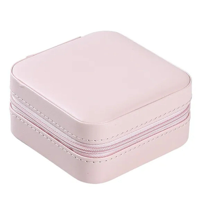 Practical Jewelry Box Organizer Portable Travel Leather Jewellery Ornaments Case