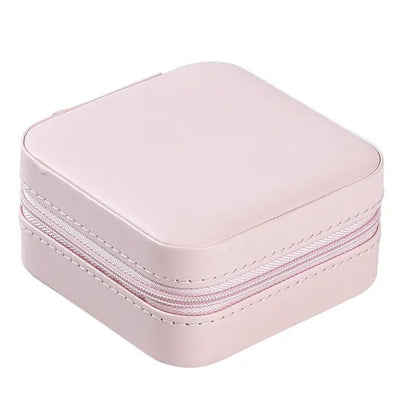 Practical Jewelry Box Organizer Portable Travel Leather Jewellery Ornaments Case