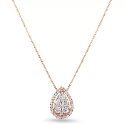 0.45 CT. T.W. Diamond Pendant in 14K Gold