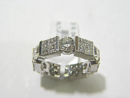 6 ROUND BRILLLIANT DIAMOND 24 PRINCESS DIAMOND ETERNITY