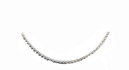 DIAMOND ROUND BRILLIANT SHAPE NECKLACE 3 PRONG SET DIAMOND