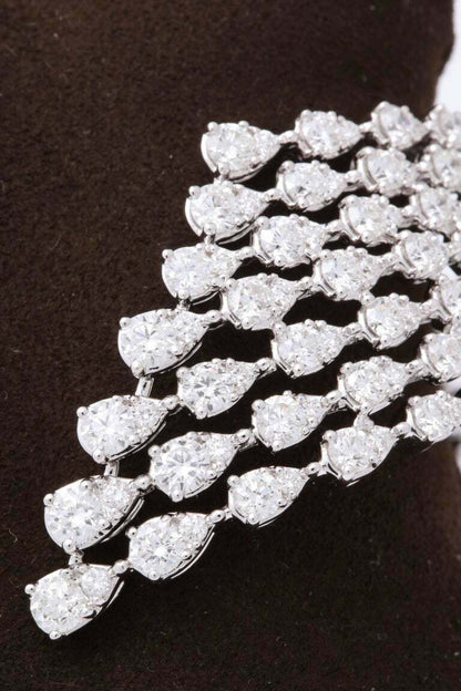 Diamond Bangle Cuff Bracelet