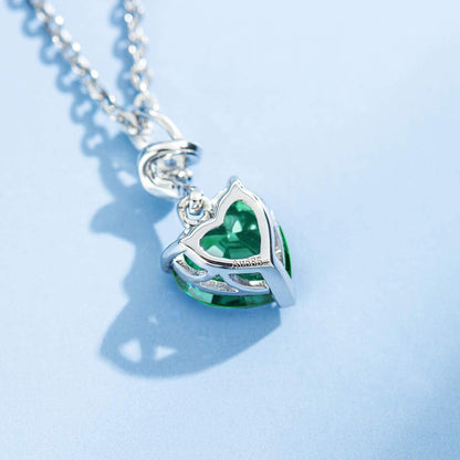 Valentines Day Gifts for Her 14K Solid White Gold Diamond Genuine or Created Gem