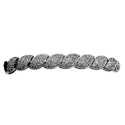 5.40 CT PAVE ROUND BRILLIANT SH DIAMOND LINK BRACELET DIAMOND BRACELET ROUND SET