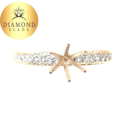 1.30 CT DIAMOND SET FRONT BACK AND SIDE VIEW ALL AROUND