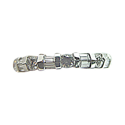DIAMOND 9 ROUND 18 BAGUETTE BAND
