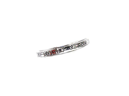 1.44 CT ROUND THEN BAGUETTE THEN ROUND AGAIN ALTERNATING AROUND ETERNITY BAND