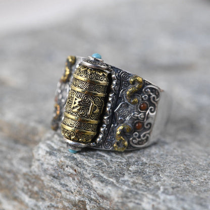 S925 Silver Vintage Craft Ring