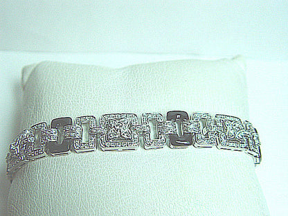 DIAMOND BLACK ENAMUEL BRACELET
