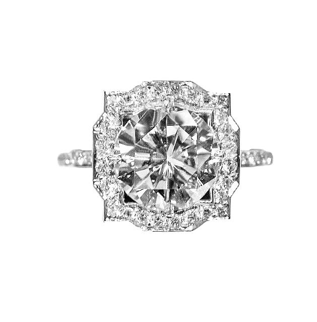 gia certified round brilliant f color grade si1 clarity grade side micro diamond