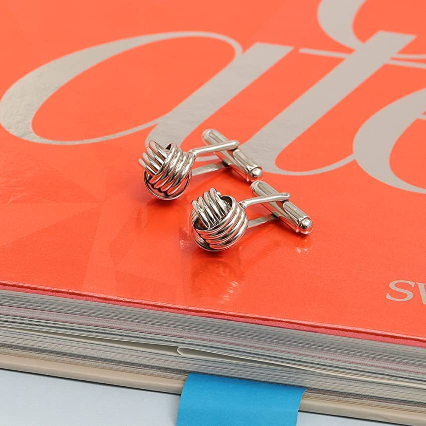 Men'S Sterling Silver Cufflinks for Dad Father Grand-Father