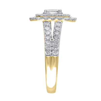 1 Carat T.W. (I2 Clarity, H-I Color) Brilliance Fine Jewelry Emerald Cut Diamond