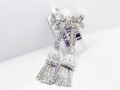 DIAMOND ROUND BRILLIANT SHAPE BOW DIAMOND PIN DIAMOND BROOCH