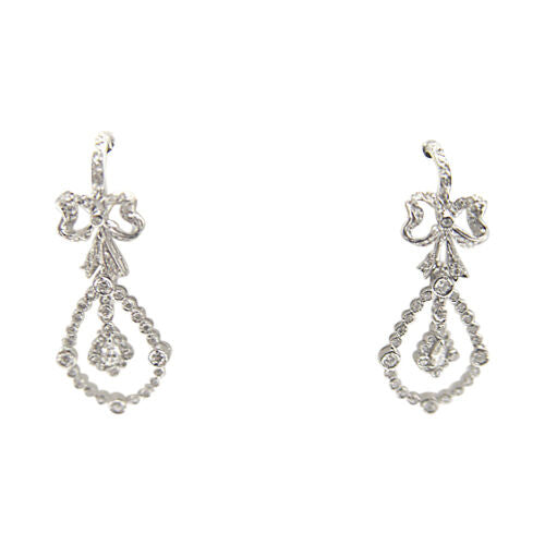 DIAMOND 2 PEAR SHAPE ROUND BR SHAPE EARRING