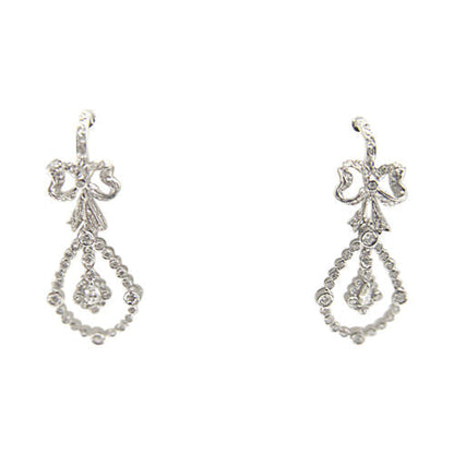 DIAMOND 2 PEAR SHAPE ROUND BR SHAPE EARRING