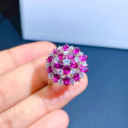 Women'S Natural Magnesia Aluminum Garnet Ring