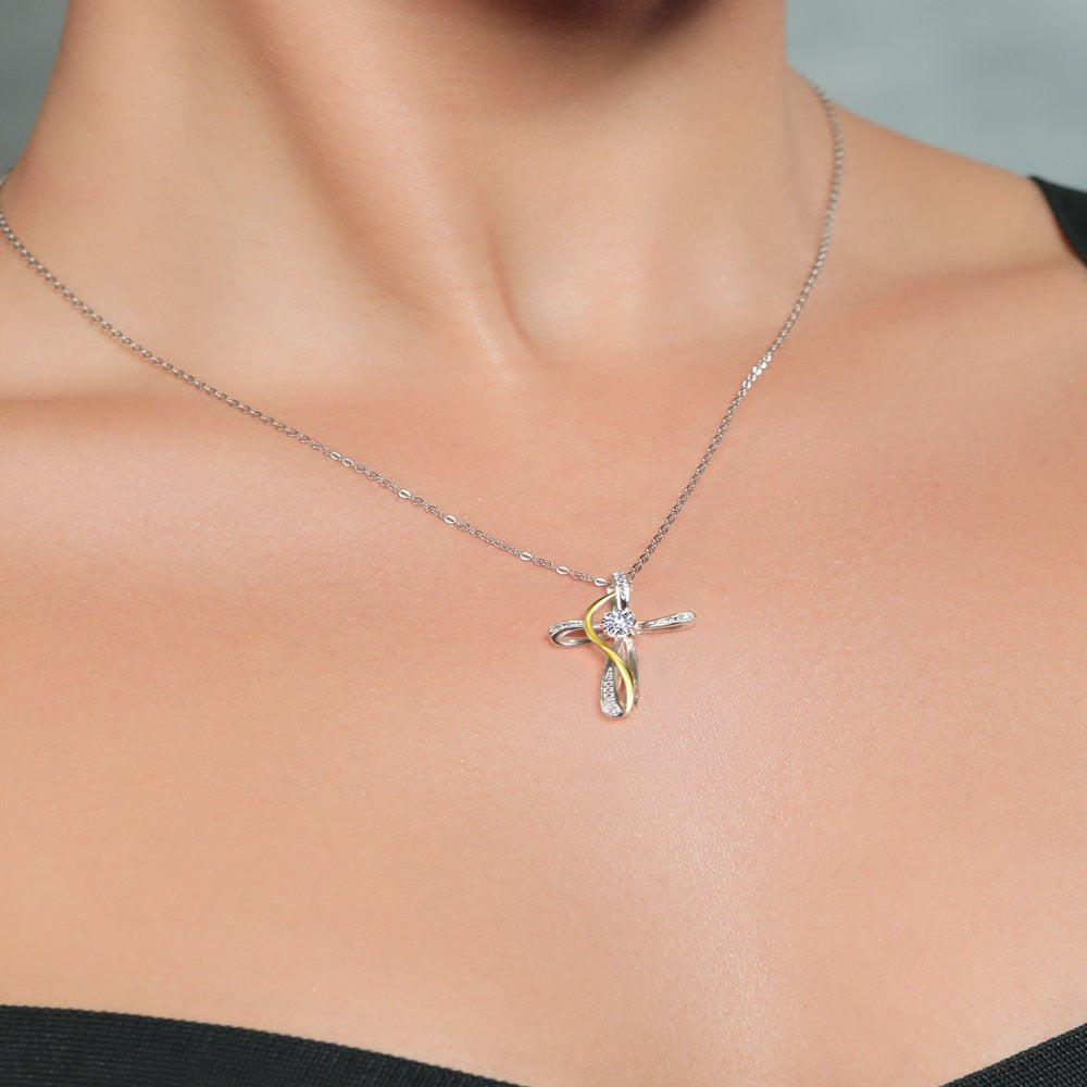925 Silver and 10K Yellow Gold White Created Sapphire and Lab Grown Diamond Infi