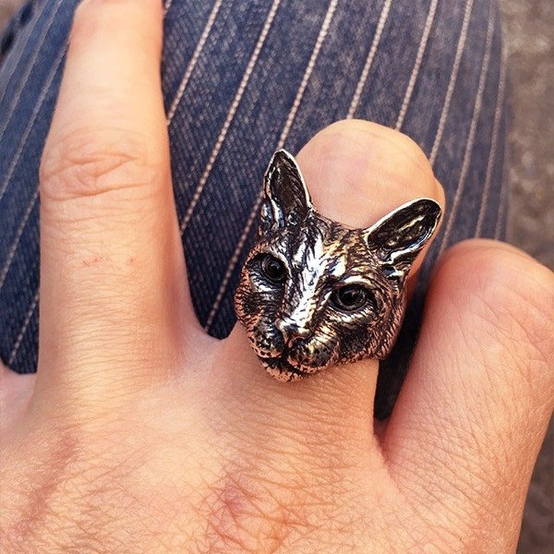Three-Dimensional Ring Jewelry for Male and Female Couples Student Gifts