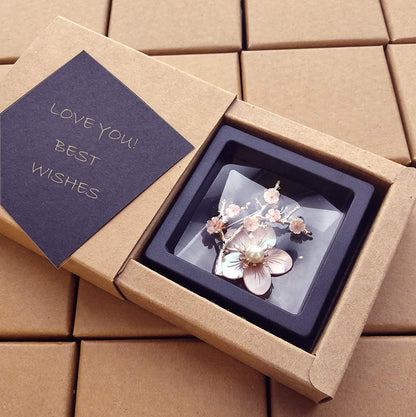 New Year Brooches for Women with Crystal, Flower, Rhinestone Brooches Pins Elega