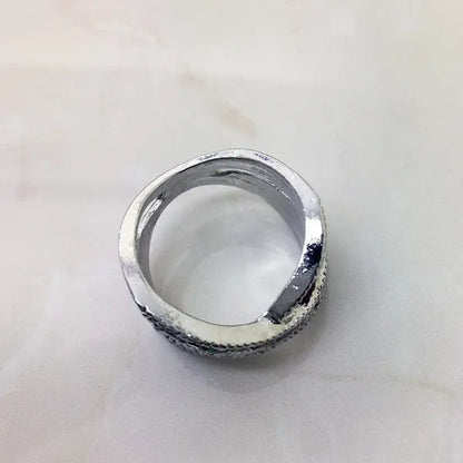 Plated Silver Engagement Jewelry Tanzanite Ruby Genuine Stone Promise Ring