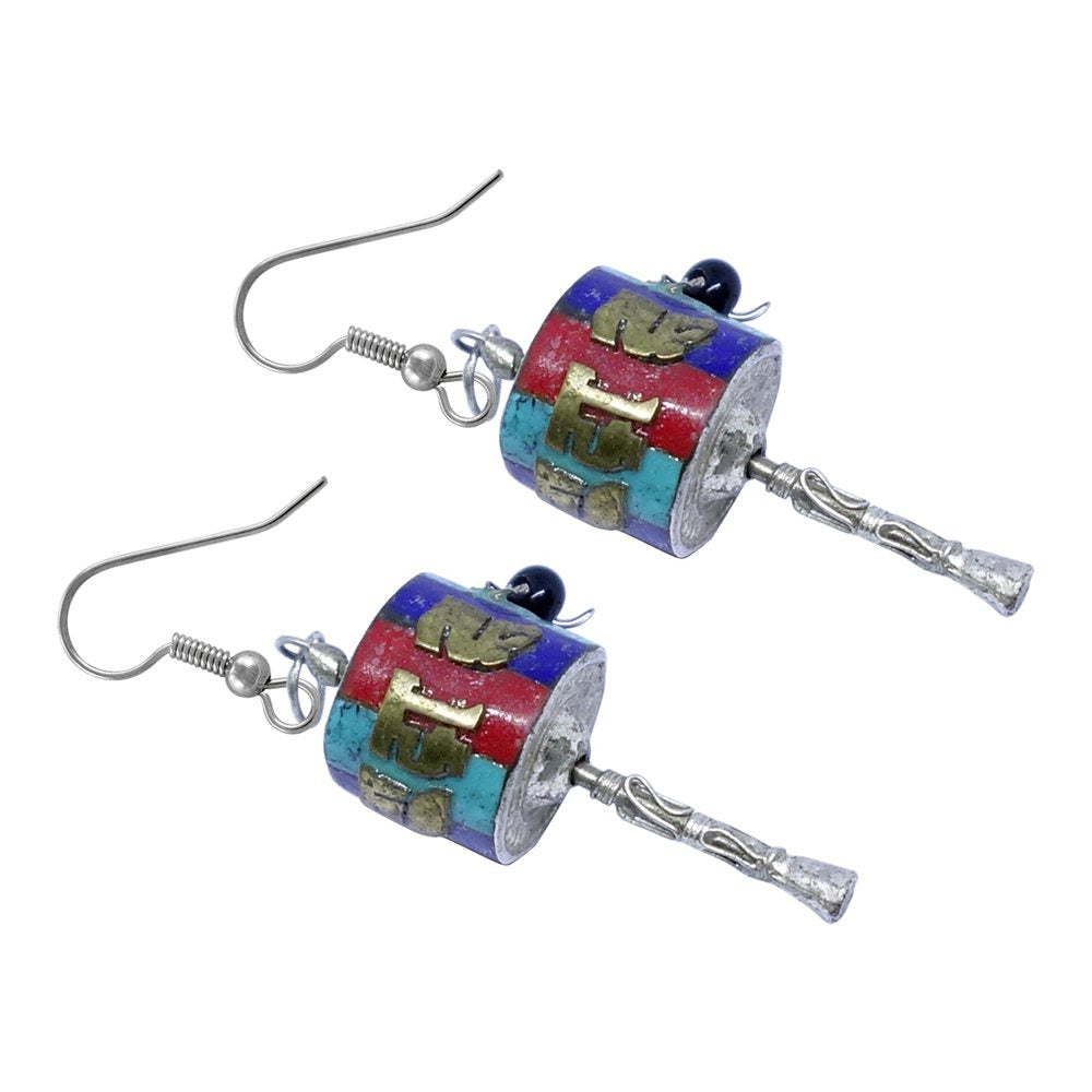 Handmade Tibetan Drop Earrings for Women Ethnic Tribal Gypsy Boho Fashion Party