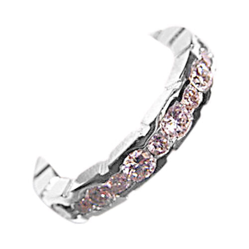BIGGER THEN SMALLER DIAMOND ALTERNATING CHANNEL SET ETERNITY DIAMOND