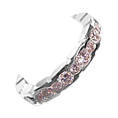 BIGGER THEN SMALLER DIAMOND ALTERNATING CHANNEL SET ETERNITY DIAMOND