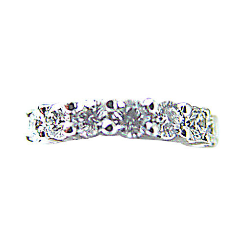 DIAMOND 7 ROUND BRILLIANT SH COMMON PRONG SET BAND DIAMOND RING DIAMOND BAND