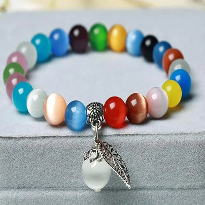 New Fashion Cat'S Eye Stone Women'S Bracelet National Style Buddha Bead Bracelet