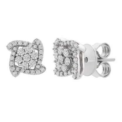 0.25 CT. T.W. Diamond Earrings in 14K White Gold