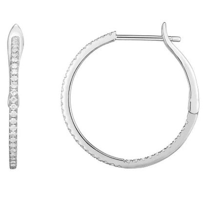 0.50 CT. TW. Diamond Earrings in 14K Gold