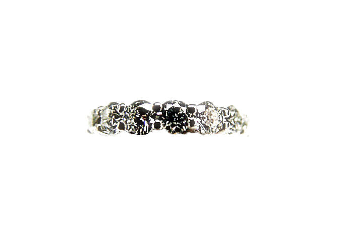 DIAMOND 16 ROUND BRILLIANT SH ETERNITY SET COMMON PRONG SET DIAMOND BAND