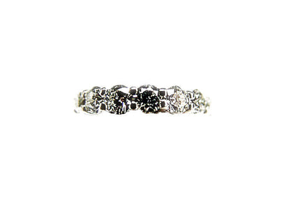 DIAMOND 16 ROUND BRILLIANT SH ETERNITY SET COMMON PRONG SET DIAMOND BAND