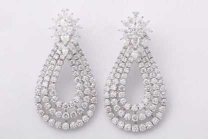 Diamond Drop Earrings