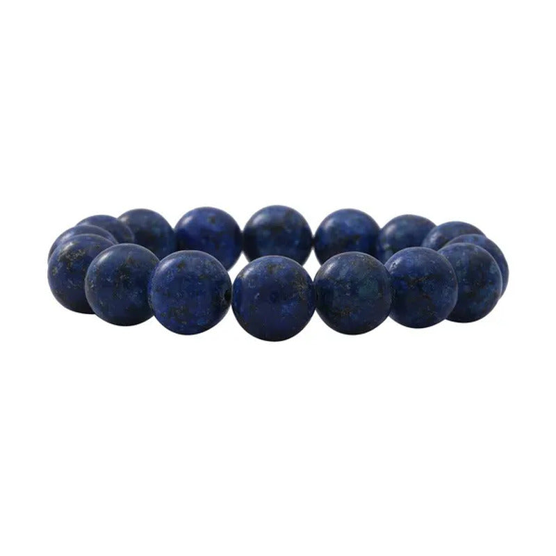 Shop LC Lapis Lazuli Stretch Beaded Bracelet for Women Ct. 150