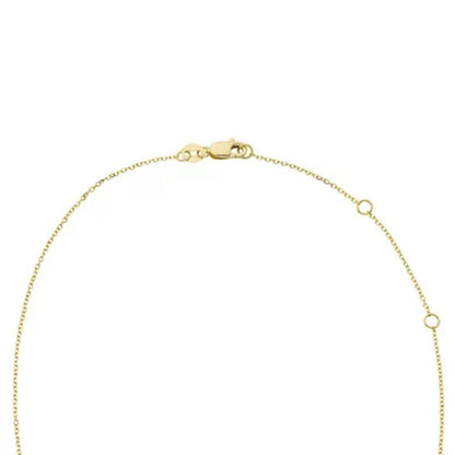 4.5Mm round Sapphire Pendant in 14K Gold
