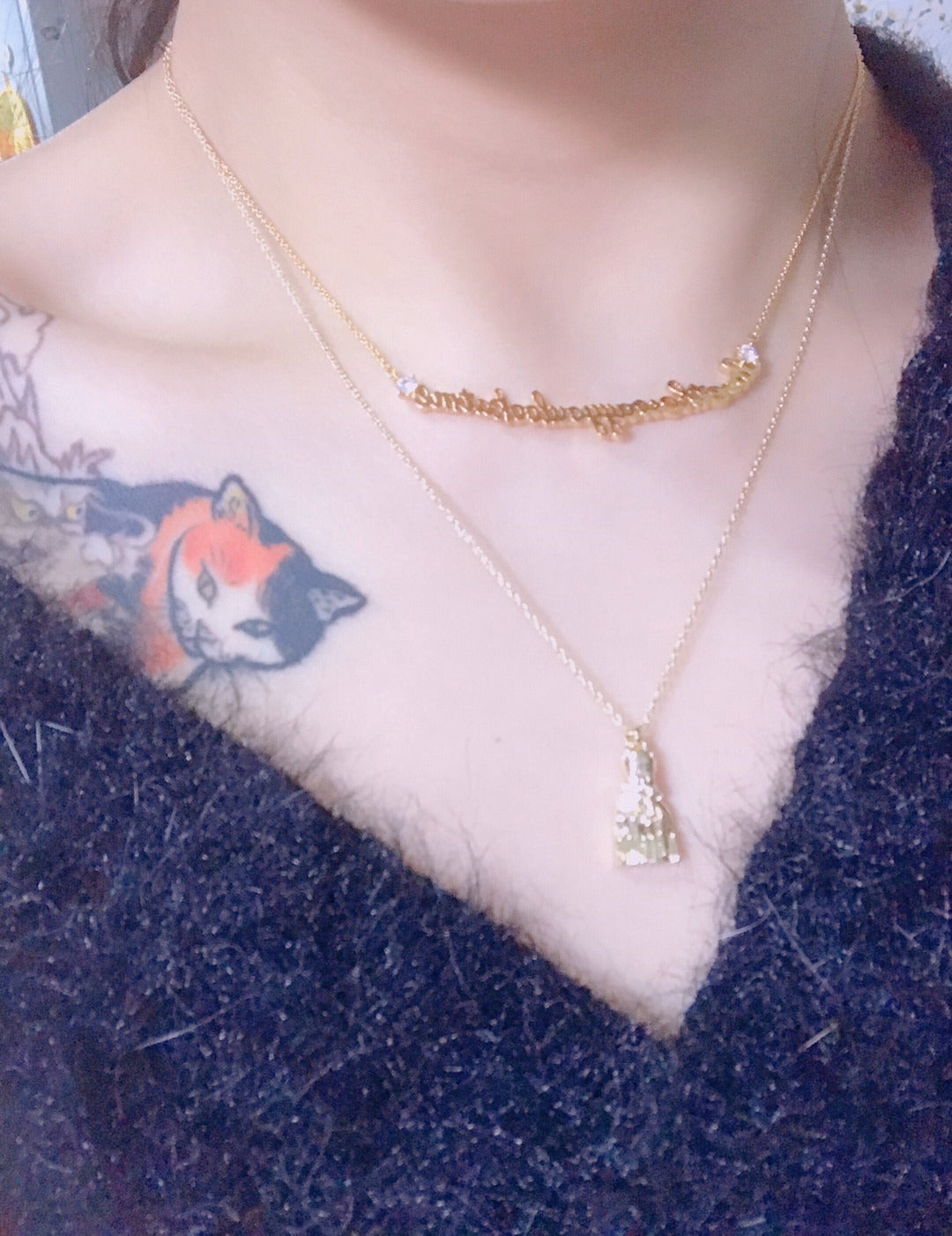 English Nonsense Necklace Letter Smile