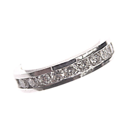 DIAMOND CHANNEL SET ALL THE WAY AROUND BAND ETERNITY BAND DIAMOND ANNIVERSARY