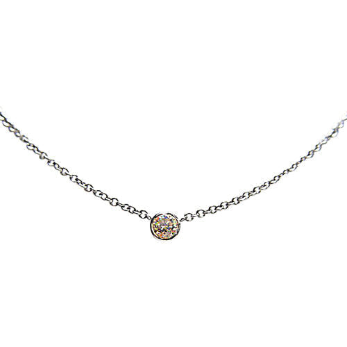 DIAMOND ROUND BR BEZEL SET PENDANT INCLUDED 16 INCH CH
