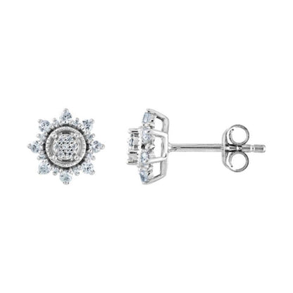 0.33 CT. T.W. Composite Diamond Earrings in 14K Gold