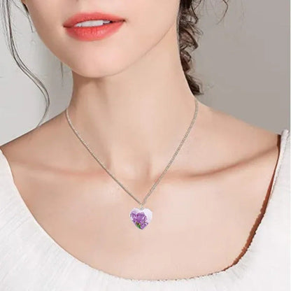 Luxury Fashion Creative Retro Color Black Rose Necklace Elegant Lovely Women'S L