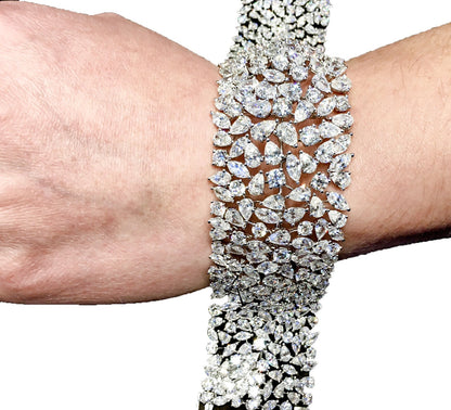 Diamond Round brilliant set Marquise shape set Pear shape 100% natural bracelet