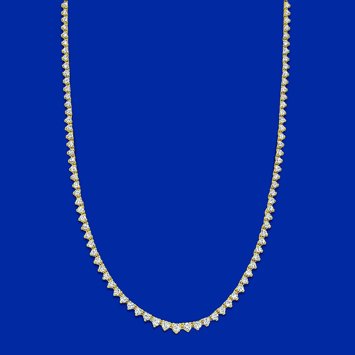 Diamond Tennis Necklace I-J Color / I1-I2 Clarity