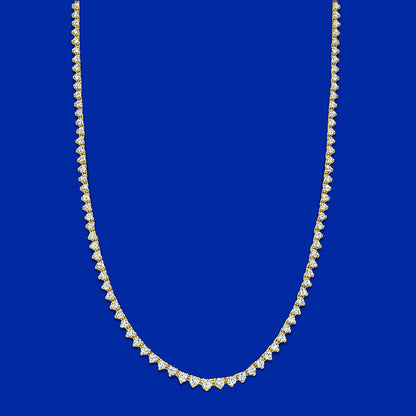 Diamond Tennis Necklace I-J Color / I1-I2 Clarity