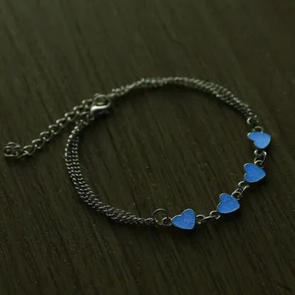 Fashion Anklets for Women Little Star Heart Flower Glow in the Dark Ankle Bracel